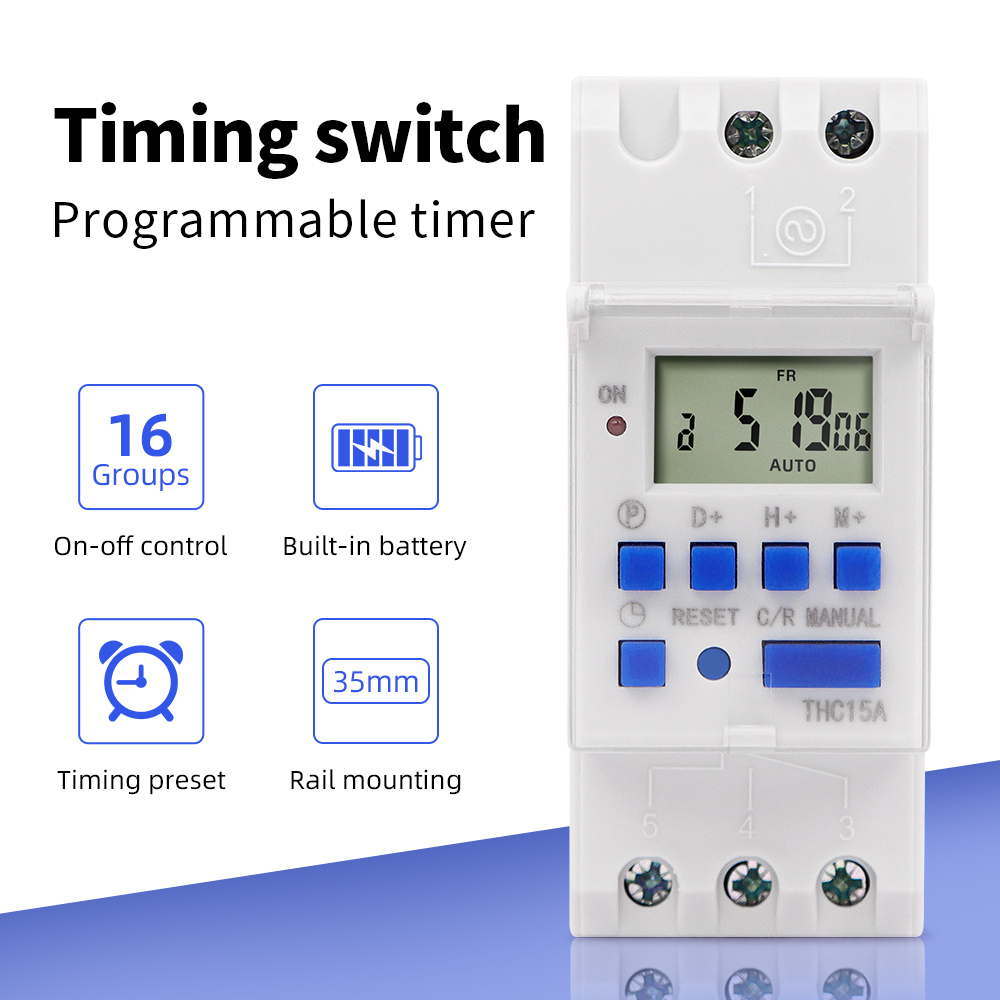 สวิตช์บอกเวลาแบบดิจิทัล7วันราย - Outdoor Lighting Timer Switch บทวิจารณ์และราคา